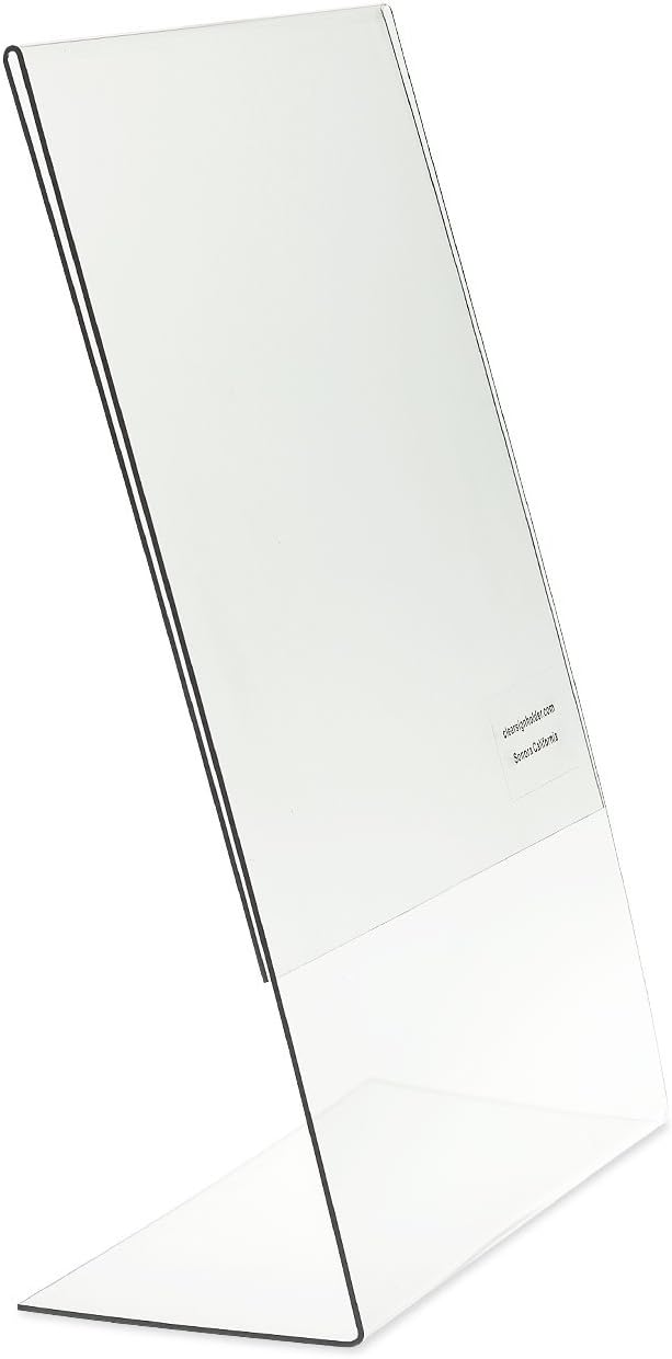 Flash Deals - 80% OFF SOURCEONE.ORG Best Value 8.5 X 11 Inches Thick Acrylic Slant Back Sign Holder Ad Frame Picture Frame, Clear Acrylic Perfect for Trade Shows, Museums, Retail Stores (48 Pack) Best Deal SOURCEONE.ORG Best Value 8.5 X 11 Inches Thick Acrylic Slant Back Sign Holder Ad Frame Picture Frame, Clear Acrylic Perfect for Trade Shows, Museums, Retail Stores (48 Pack)