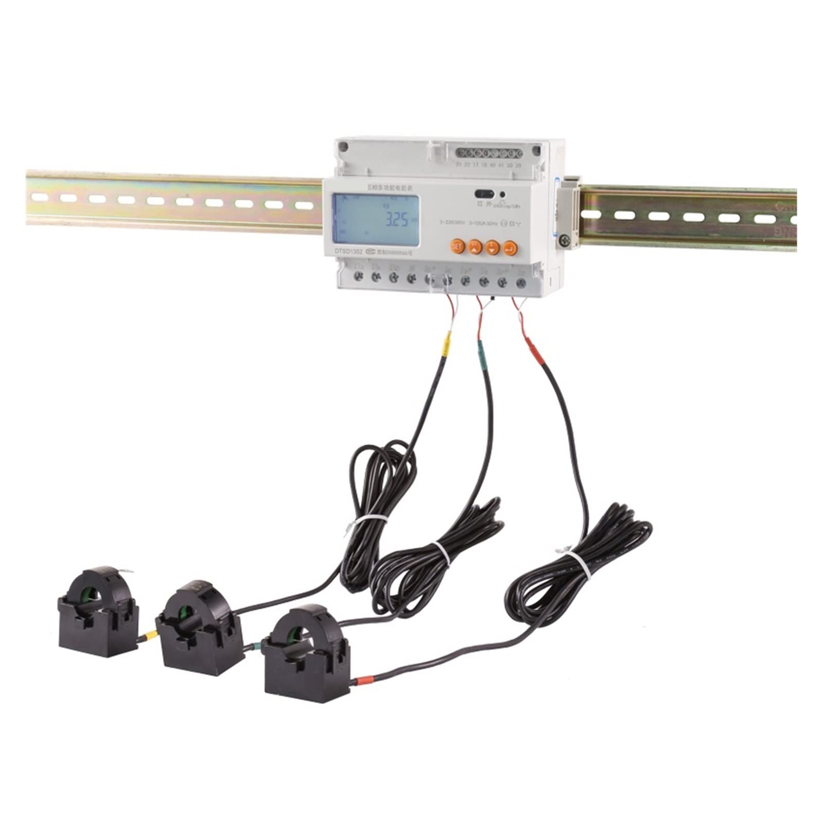 Contatore energia elettrica, DTSD1352-CT/C Contatore Intelligente trifase ad Alta precisione nei sistemi di Controllo Contatore di energia for Inverter Solare