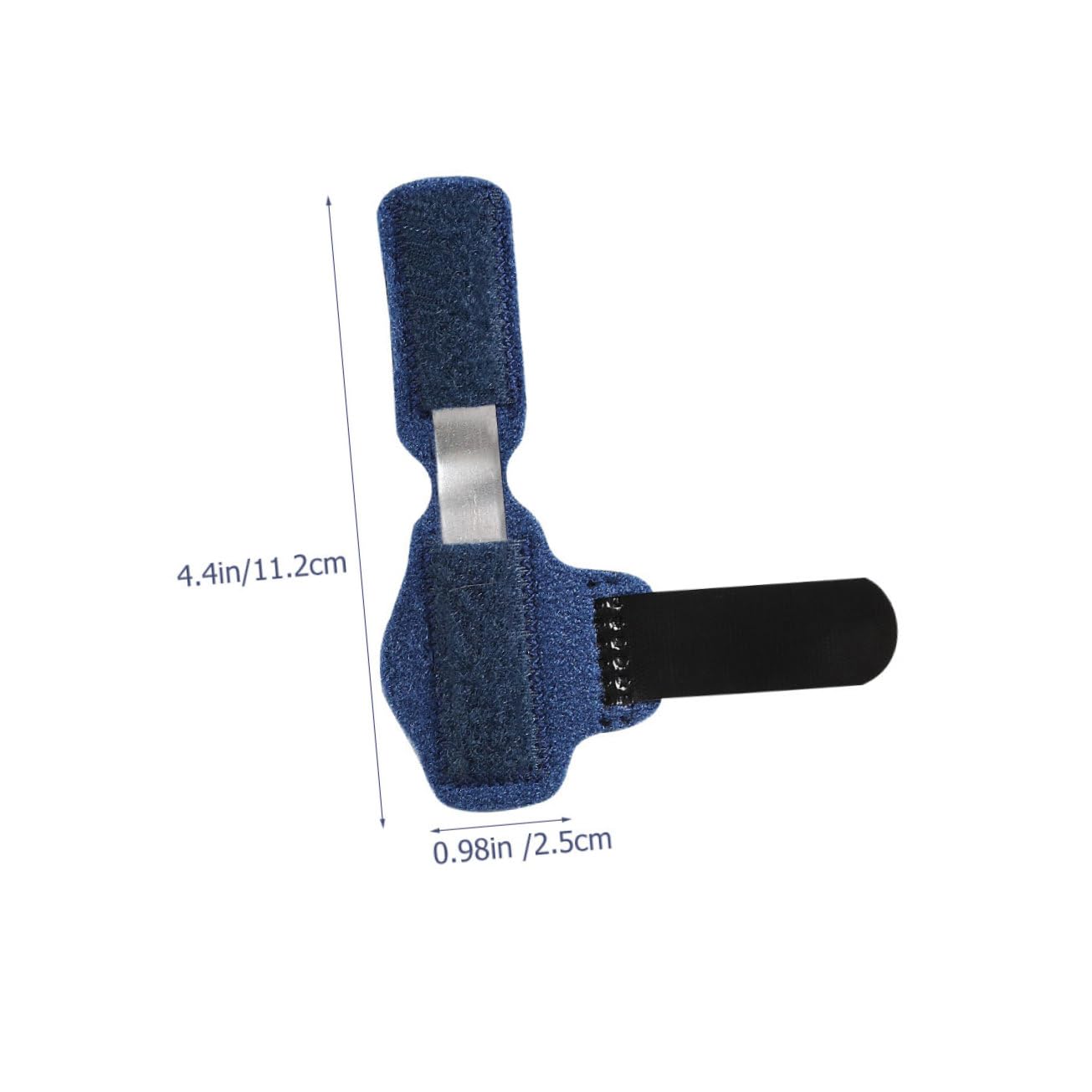 FRCOLOR 3pcs Toe Strap Straightener Support Splints for Toe Brace Toe Splint Support Brace Thumb Brace Big Toe Straightener Aluminum Alloy Blue