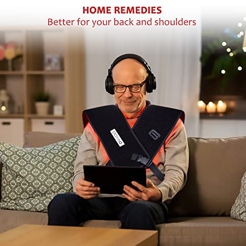 Dgxinjun Red Light Therapy For Shoulder Back Body Pain Relief Infrared Light Therapy Devices 850Nm Joints Muscle Nerve Wrap Led Flexible Wearable Pads Home Use Fda Cleared #TOP6