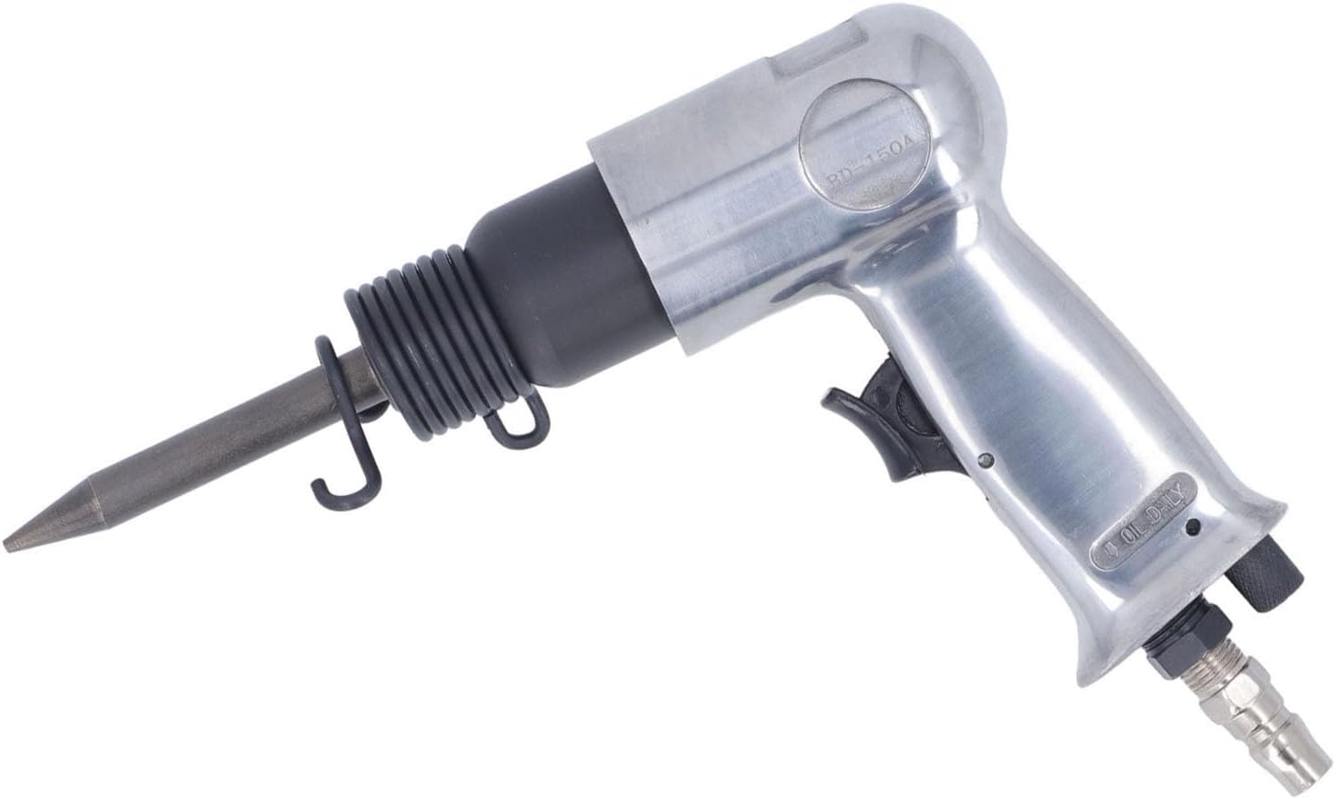 Pneumatic Shovel Kit Air Chisel Set 4500BPM 41mm Piston Stroke 1/4in PT Inlet 3/8in Pipe Intake Industrial Power Tool for Metal Panels Car Body Repairs Aluminum Alloy Alloy Steel