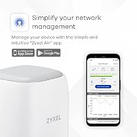 Zyxel LTE5398-M904 4G LTE-A Beltéri WiFi Router - Dual Band AC2050 64 Eszközhöz - VoIP/VoLTE Támogatás - SIM-független - Távoli Vezérlés 7