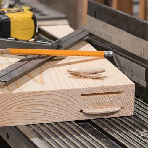 QUARKZMAN 50 Stück Holzverbinder-Kekse, 57x24x3,8 mm Holzverbinder-Kekse, Holzplatten-Docking-Werkzeug-Verbinderzubehör für Zimmerleute und DIY-Projekte