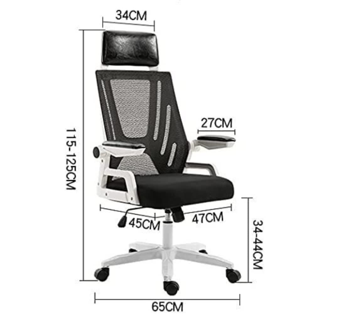 Krzesło Komputerowe Krzesło Biurowe Z Oddychającą Siatką Komputerowe Krzesło Biurowe Krzesło Obrotowe Z Wysokim Oparciem Regulowane Podparcie Lędźwiowe Ergonomiczne Gamingowy Fotel do Komputera