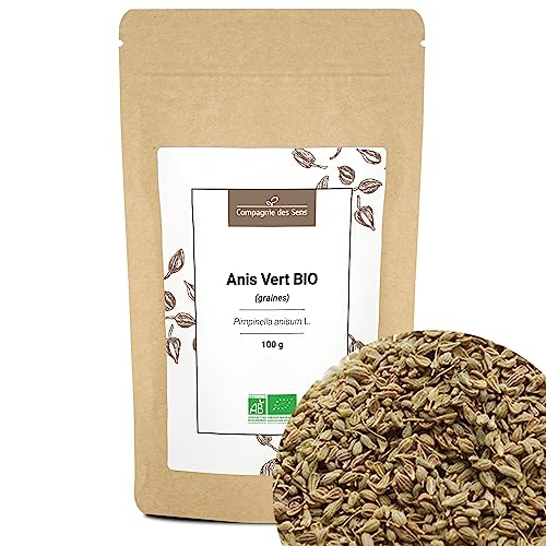 Anis vert BIO - graines entières - 100g - Épice certifiée BIO
