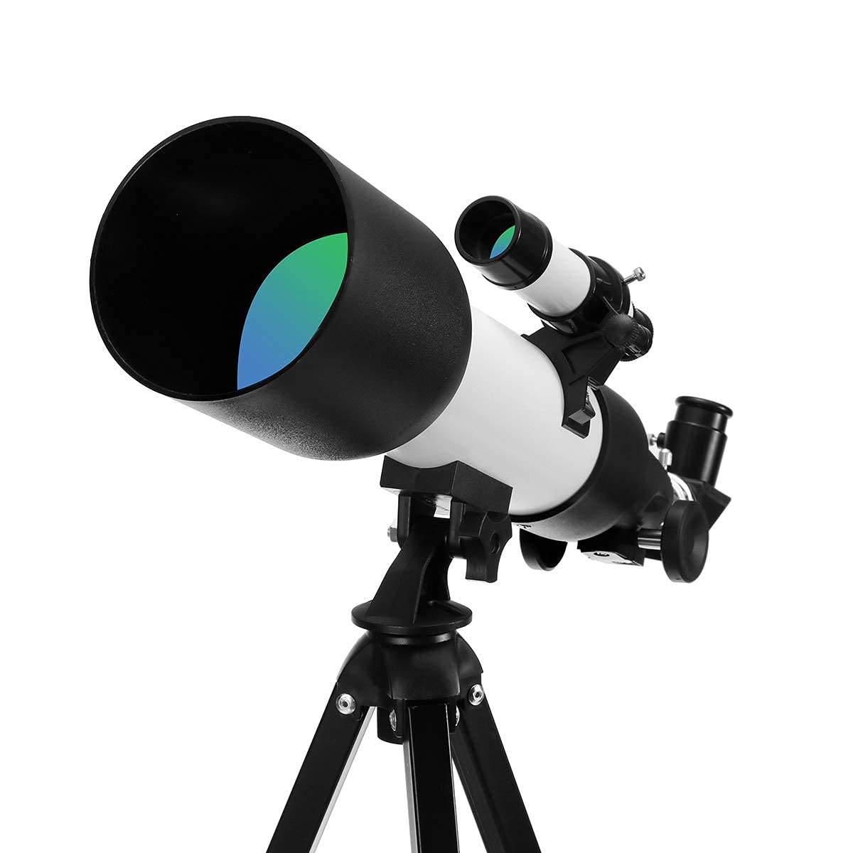 Portable Telescope for Kids Beginners Adults Astronomy Telescope, Deoxys Smart Phone Adapter, 60mm/360mm Double Eyepieces Refractor Telescope with Tripod & Finder Scope-image-49