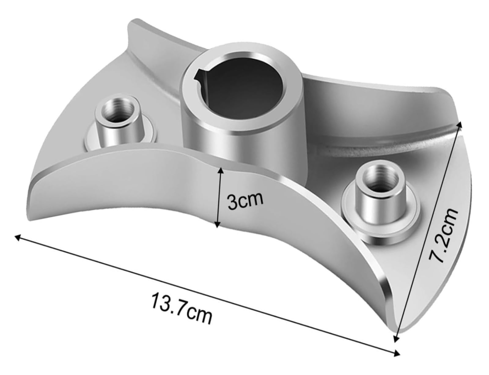 Kit de soporte for cuchillas de cortacésped 72610-VG3-030 for modelos Honda HRN216 HRR216K6 HRR216K7, incluye pernos y espaciador, conjunto de cubierta de cortacésped de repuesto