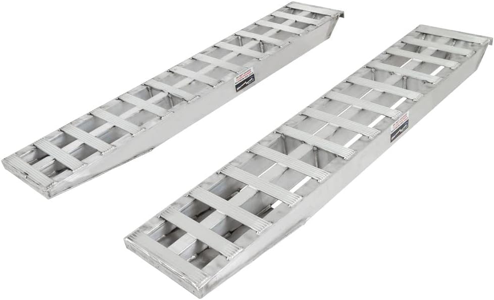 72" x 14" Hook End Heavy Equipment Loading Ramps 12,000 lb
