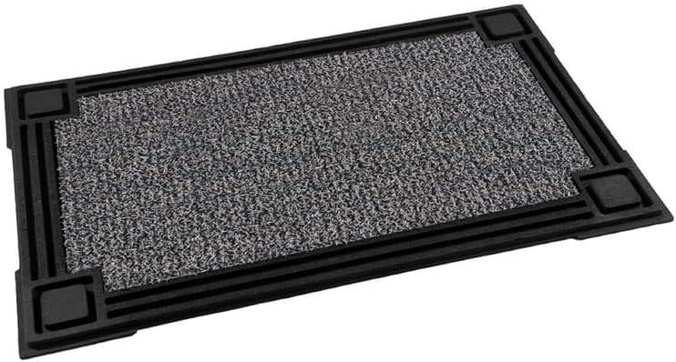 Grassworx 10374051 Heavy Duty Door Mat, Black