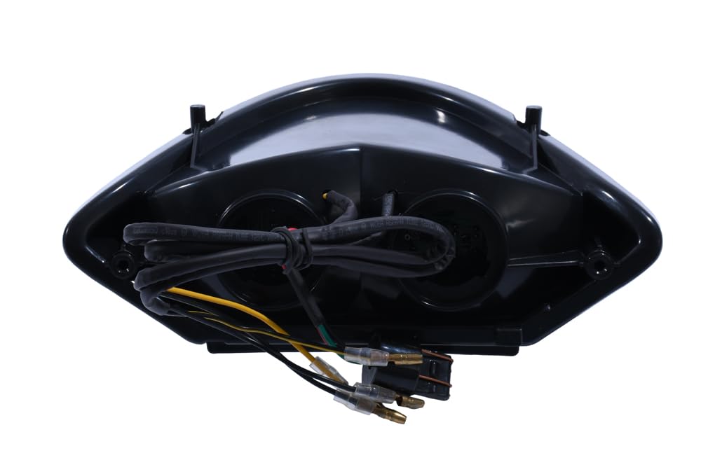 aVDB-moto LED Bremslicht/Rücklicht kompatibel mit HONDA CB900F Hornet 900 2002-2006 Plug & Play mit integrierten Blinkern (Getönt)