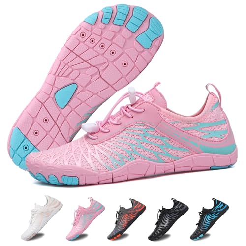 Image of Hike Barefoot Shoes Women Men Pro Water Footwear Wide Toe Box Non-Slip Unisex Athletic Outdoor Running Shoes