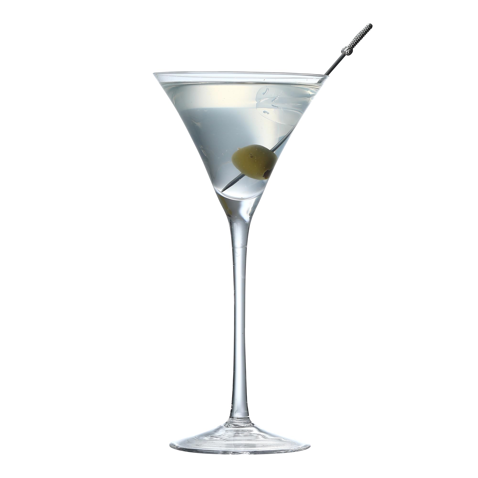 Bicchieri da Martini in cristallo, set di 4 calici soffiati a mano per cocktail, 130,4 g