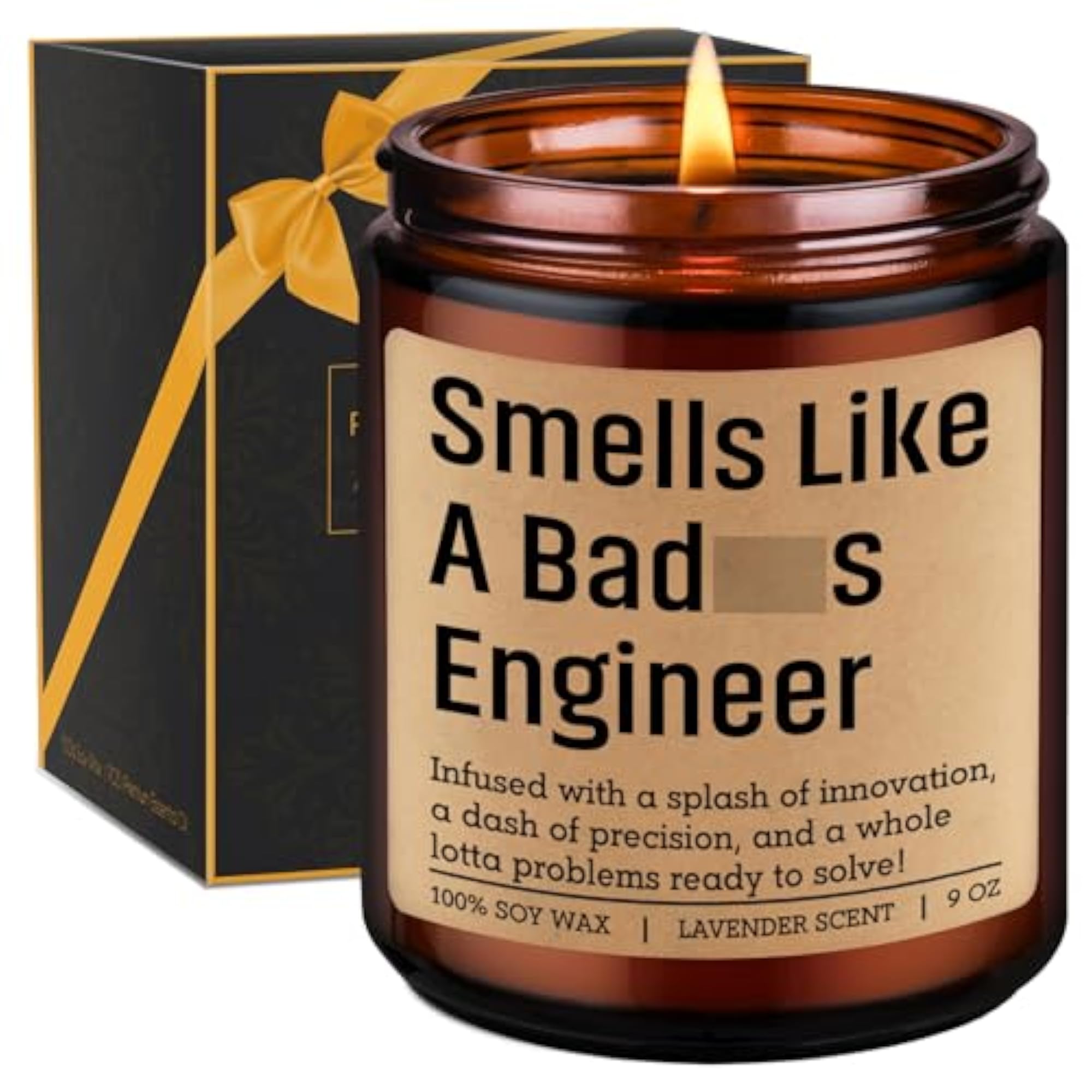 Candle, Engineer Gifts for Men, Women - Graduation, Christmas