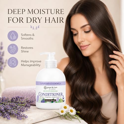 Image of Ginger Lily Farms Botanicals Conditioner, 16.9oz /6pk, Lavender Chamomile