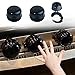 Stove Knob Safety Covers & Gas Stove Knob Locks - Childproof Oven Lock 5 Pack, Heat-Resistant ABS Stove Locks Child Safety Universal Fit Knob Covers