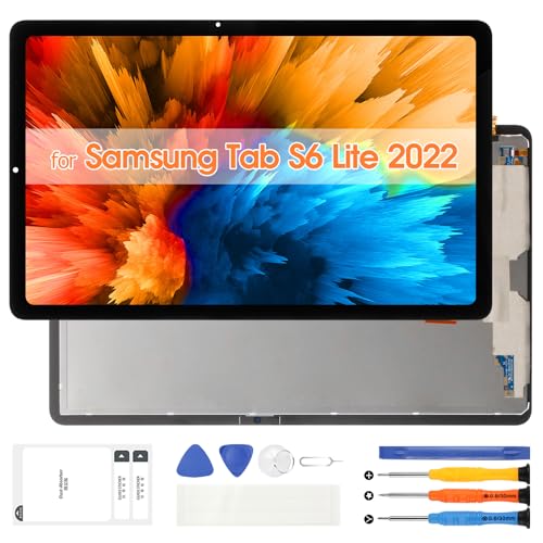 Réparer l'écran tactile Galaxy Tab S6 Lite avec le bloc LCD SM-P613 noir