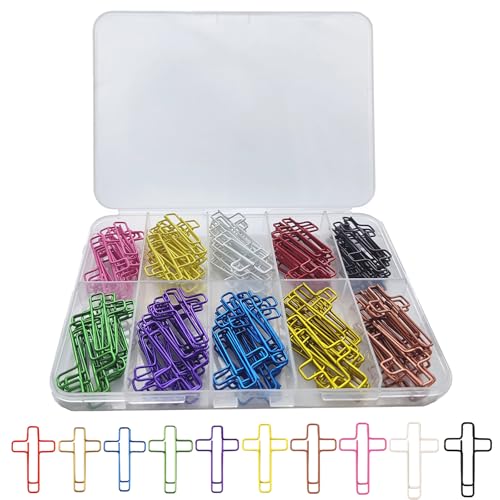 Trombones en forme de croix lot de 100 idée cadeau chrétien