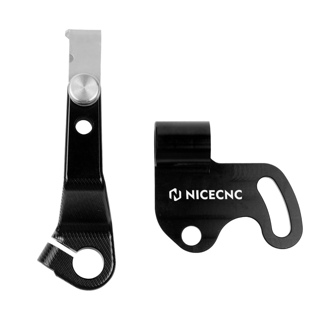 NICECNC Leva del braccio dell'attuatore della frizione con un dito Compatible with 790 Duke/Adventure/Adventure R 2018-2025, nero