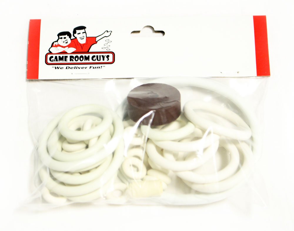 Game Room Guys Gottlieb Gypsy Queen Pinball White Rubber Ring Kit