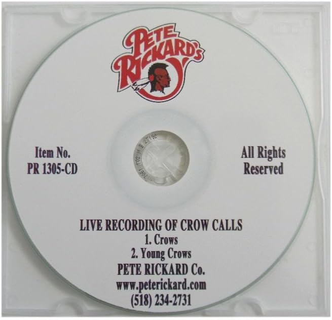Pete Rickard's 1305CD Live Recording of Crow Calls CD