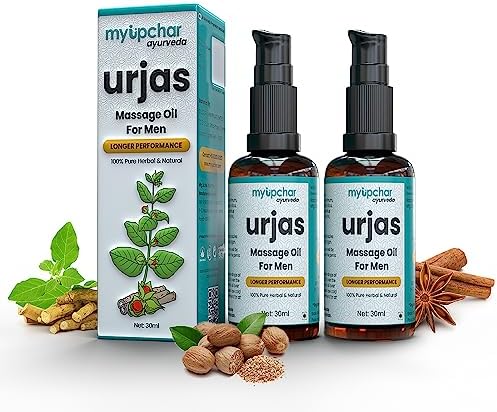 myUpchar Ayurveda Urjas Massage Oil, Pack of 2, 30ml each