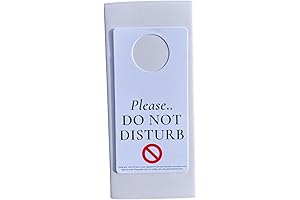 100 Bulk Pack Do Not Disturb Door Hangers Distinctive Signs for Hotels