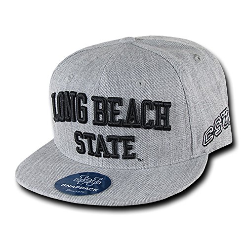 Cal State Long Beach University CSULB California 49ers Flat Bill Snapback NCAA Baseball Cap Hat (1003-HGY)