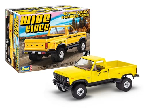 Revell 14546 1980 Ford Dually Pickup Truck 1:25 Scale 40-Piece Skill Level 4 Model Building Kit