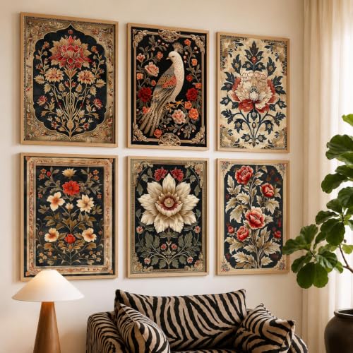 Image of kotart - Traditional Wall Art Paintings For Wall Decor | Madhubani Wall Poster With Frames | Wall Hanging Frames (10X13 INCH, A)