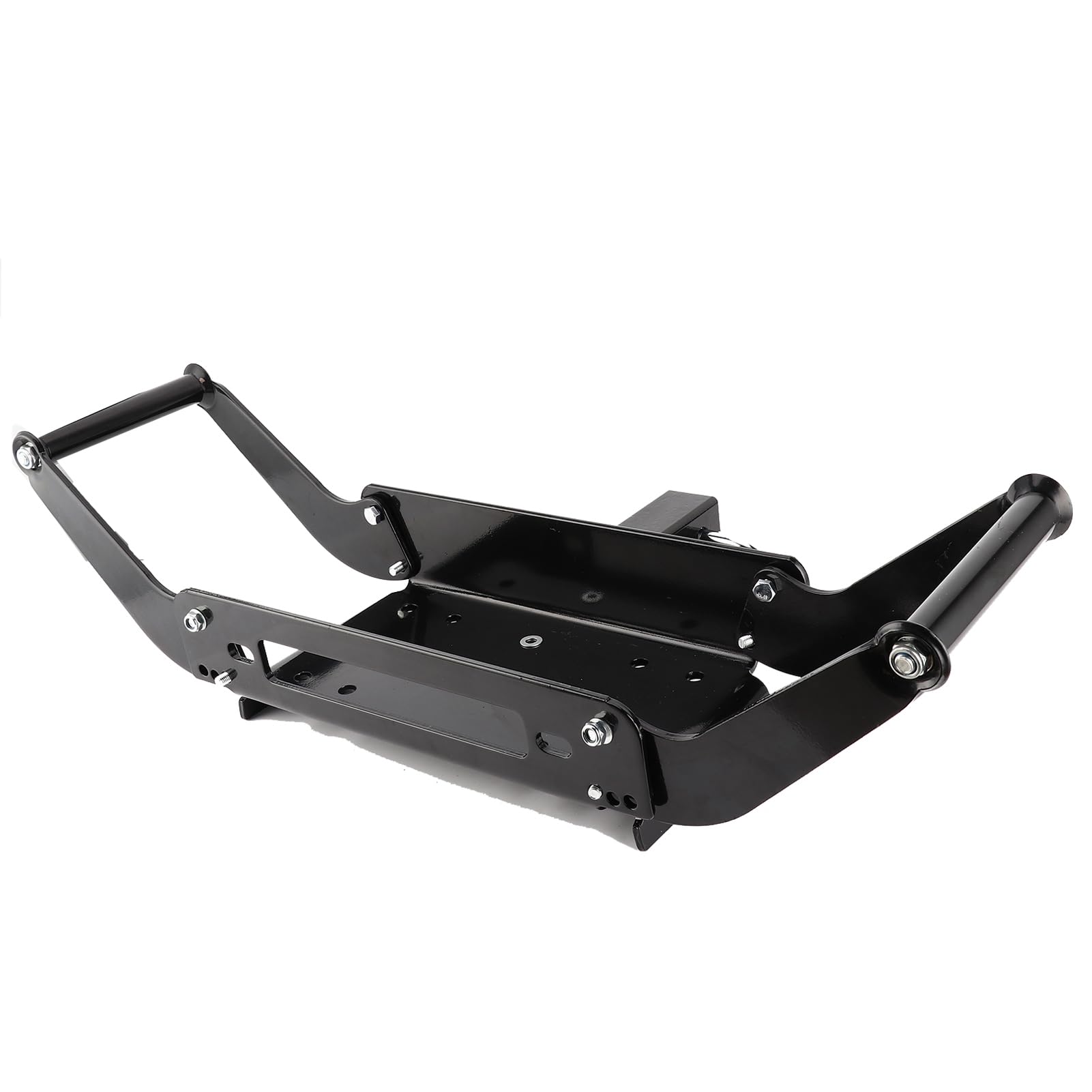 Winch Mounting Plate, Trailer Winch Mount With Installation Accessories Steel Winch Accessories for 9000lbs?13500lbs Capacity