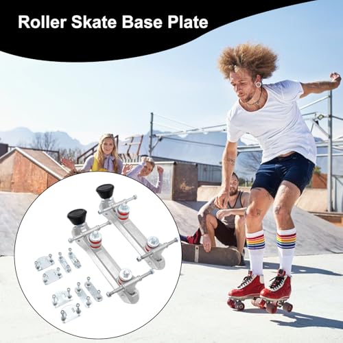 Placas de patinaje doble modificadora con sistema de juego de patines para viajes de larga duracion 2