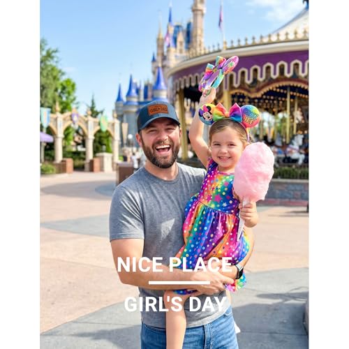 Image of Girl and Dad Hat Gifts for Father Men from Daughter Wife,Fathers Day,Christmas,Birthday