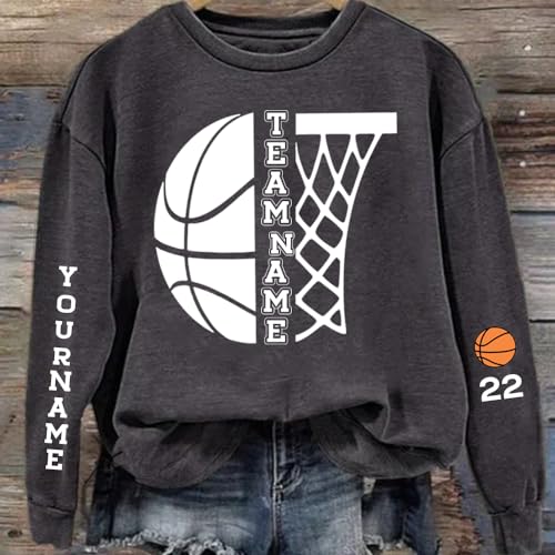 Faithwallart Pesonalized Basketball Team Sweatshirt thumb #2