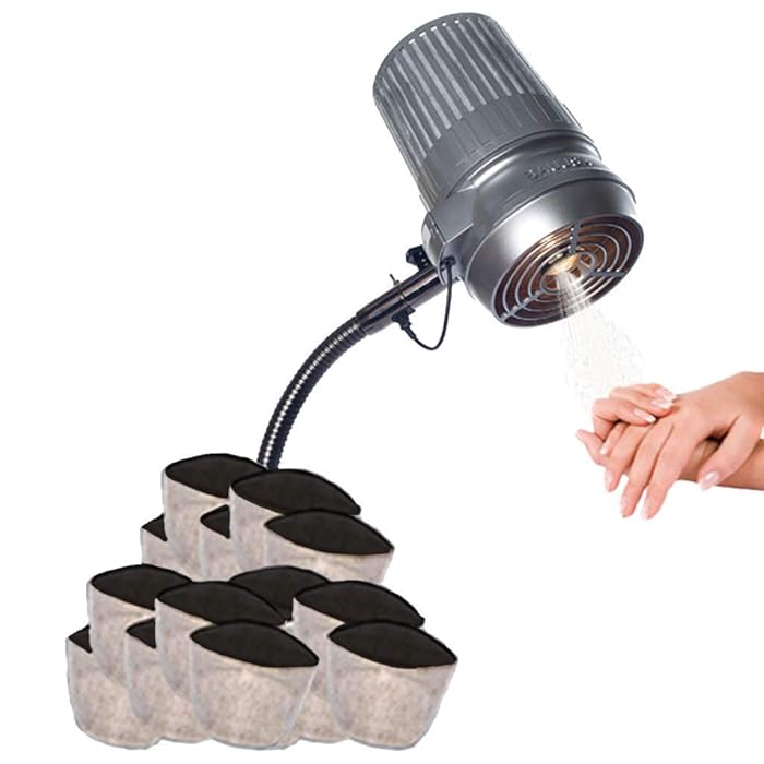 Buy New and Improved Sunflower II LED Nail Dust Collector with 12 Extra