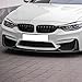 Car Front Splitter Compatible with BMW 3 Series F80 M3 F82 F83 M4 2015-2020,4pcs F80 F82 F83 Front Bumper Lip Diffuser Body Kits MP Style,Carbon Fiber