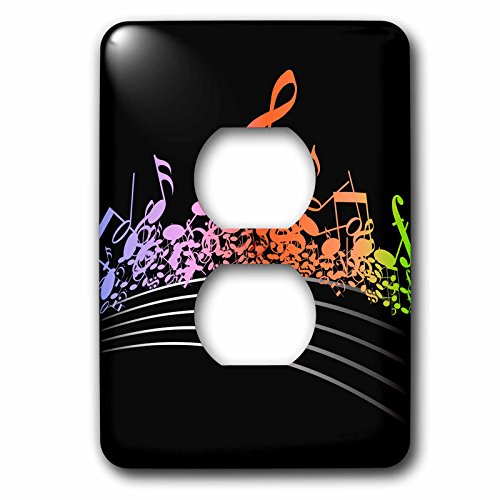 Prise de courant 3dRose LSP_99603_6 Vector Art double plaque finition premium - 2