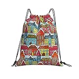 ESTILO CÓMODO Y CASUAL: Mochila Cuerdas de solo 0.34 lb de peso. La mochila unisex está hecha con tela de nylon de alta densidad (impermeable), lo suficientemente gruesa y fuerte, ¡no es fácil de rayar o rasgar! Con correas de hombro ajustables con cordón ancho y cómodo, fáciles de apretar y ajustar. Nuestras bolsas de gimnasio con cordón son resistentes y livianas, óptimas para cualquier actividad en interiores o exteriores.