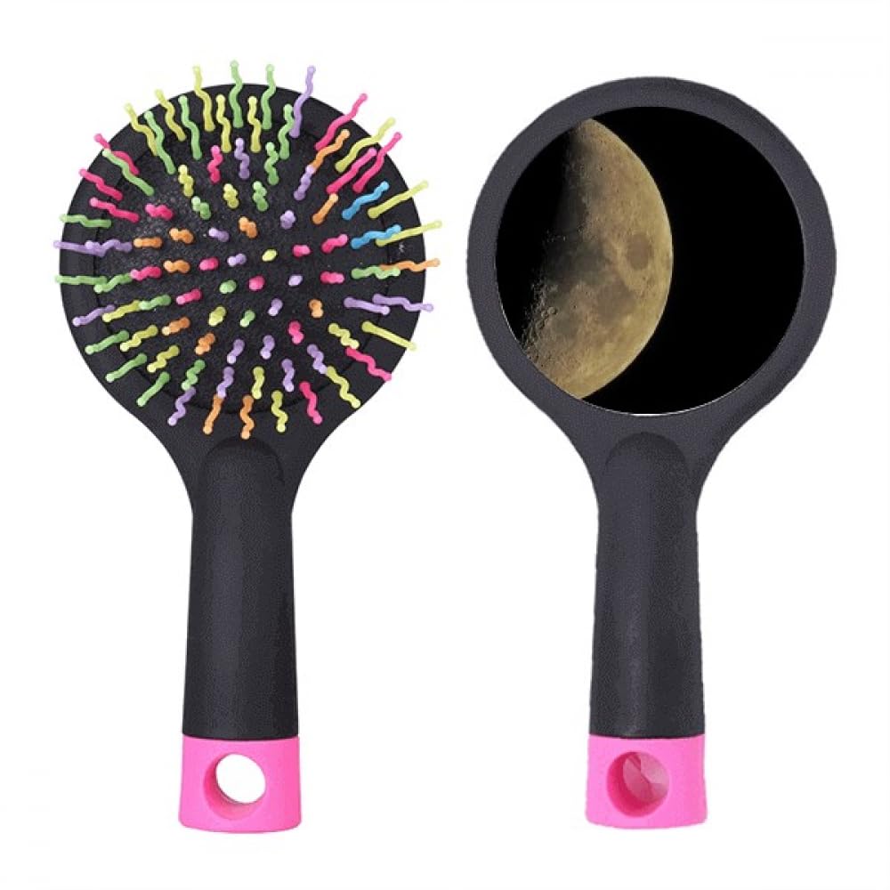 Brosse à cheveux démêlante Half Planet Dark Night Sky pour retrouver des cheveux doux sans souffrir - 4