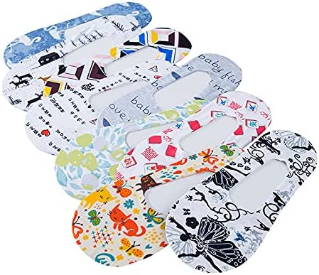 GhelonadiWomen and Girls Cotton Invisible Ice Silk Seamless Silicone Anti-Skid Printed Boat Socks Random Color 2_Pair of Socks