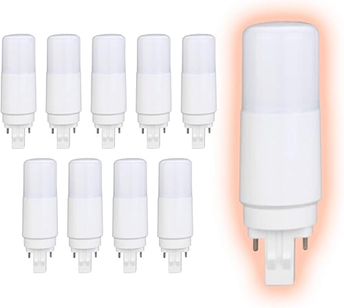 GoodBulb Bombillas LED Omni de repuesto de 9 vatios Comercial 7 W híbrido 2 pines GX23 base 3500K blanco neutro Alto rendimiento 700 lúmenes