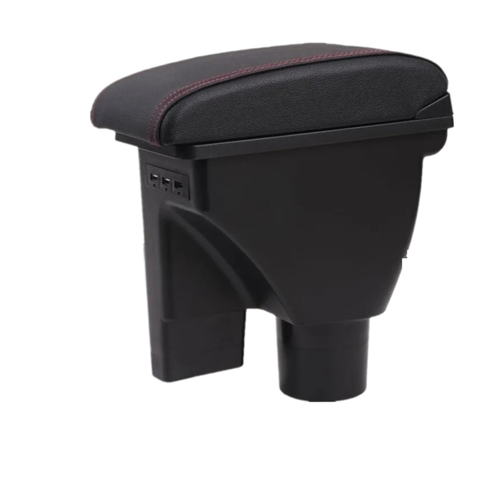 UMDJJU For Hyundai For Getz Car Armrest Box Retrofit Parts Dedicated Accessories Car Centre Console Armrest Box(2B Real Cowhide 3USB)