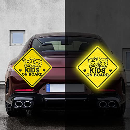 Dreothy 2 adesivi riflettenti in vinile per