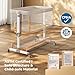 Ezebaby Baby Bassinets Bedside Sleeper, Portable Bedside Bassinet for Baby Newborn Infants with Adjustable 7 Heights and All Mesh Sides, Newborn Crib with Mattress and Soft, Breathable Sheet