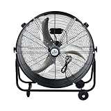 Kaitou 業務用扇風機 工業扇 風量3段階 大型扇風機 強力 最大480m/min 羽根直径56cm