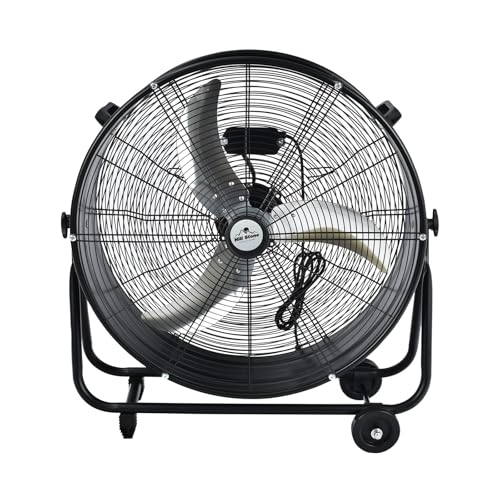 Kaitou 業務用扇風機 工業扇 風量3段階 大型扇風機 強力 最大480m/min 羽根直径56cm