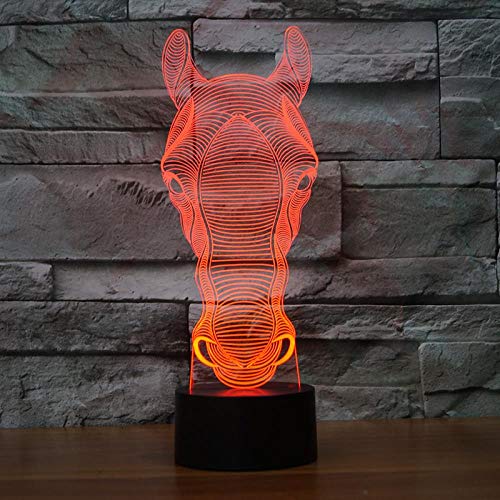 Veilleuse 3D Zebra LED pour rassurer les enfants et éclairer le couloir