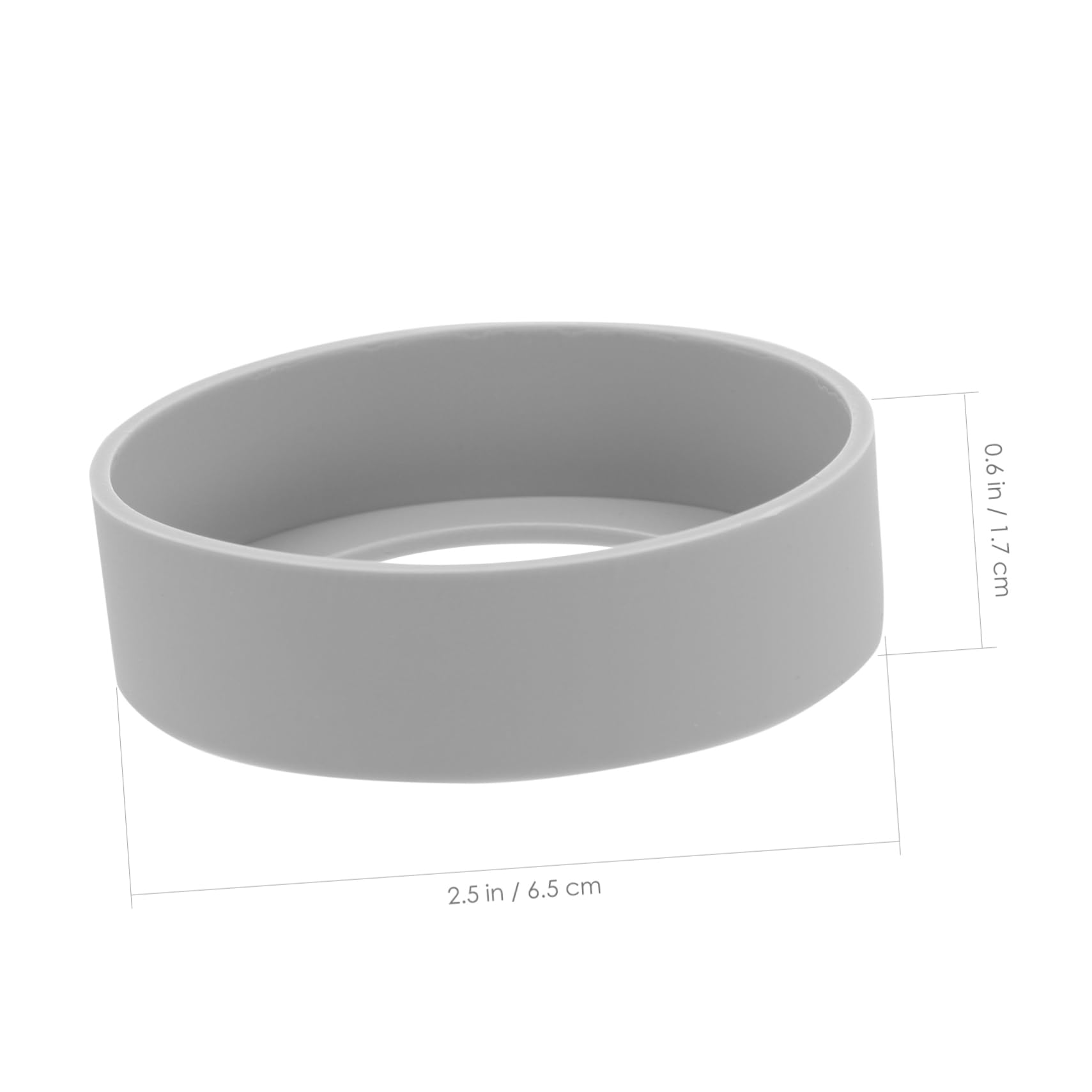 PRETYZOOM 5 Juegos De Fundas De Silicona para Vasos De Agua Resistentes Al Calor para Botellas De Vidrio De Silicona Sencillas Aislantes 12 Unidades X 5
