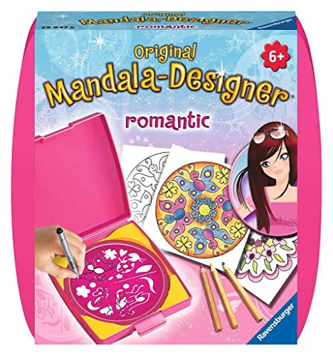 Ravensburger Mandala Designer Mini Romantic 29947, Zeichnen Lernen für...