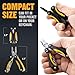 Mini Multitool Knife 12 in 1 Small Pocket Multi Tool with Knife and Pliers - Best Small Multi Purpose All in One Utility for Men & Women - Best Gear Accessory for EDC Work Camping Hiking 2229