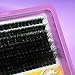 C Curl Lash Clusters Extensions 280 Pcs Individual Eye lash Clusters 100D Cluster Eyelash Lashes Wispy Clusters Lashes Makeup at Home - DIY Lash Extension Kit for Self Application (9-18MM) Mix